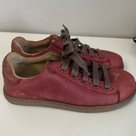 Po-Zu | Vegan Sneakers Red Gum Bottom Sz 41/9‎ - Picture 5 of 7